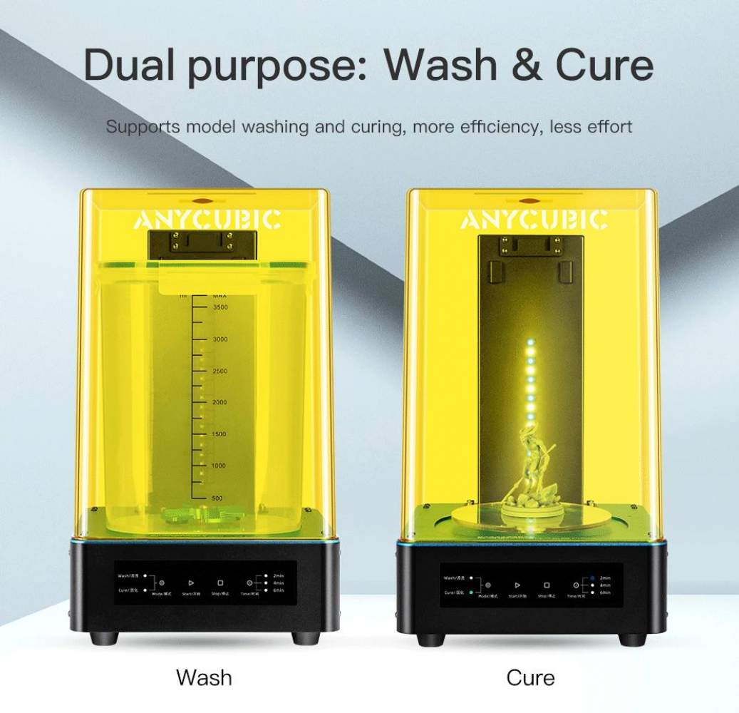 Anycubic's Wash & Cure - Dual Function Machine To Save You Time! -  MyMiniFactory Blog