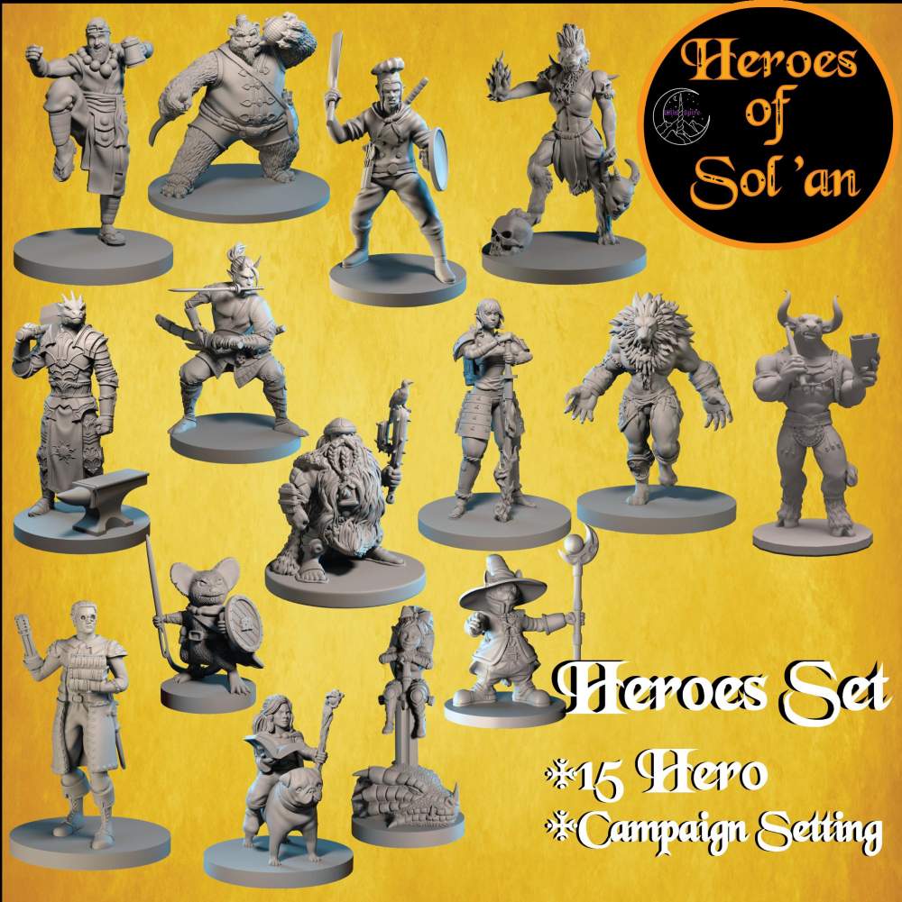 Heroes Set Only (Pre-supported)'s Cover