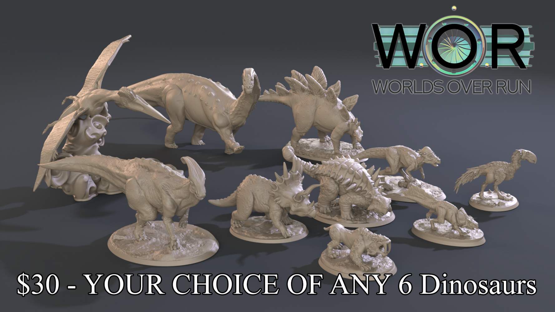 Your Choice any six Dinos's Cover
