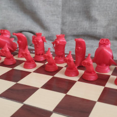 Picture of print of Minion Chess