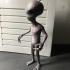 Grey Alien print image