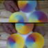 Spinning top colors image