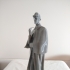 Sherlock Holmes Statue at Baker Street, London print image