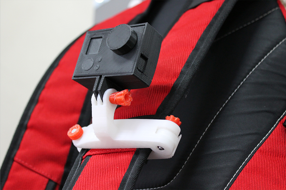 GoPro bag strap mount