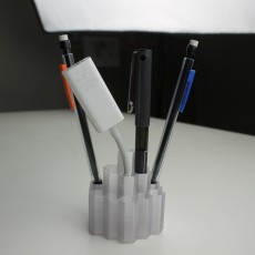 Picture of print of Desktop Honeycomb Style Pen Holder This print has been uploaded by Prósper