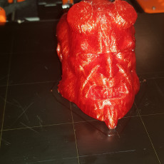 3D Printable Hellboy Head by Masterclip 3D