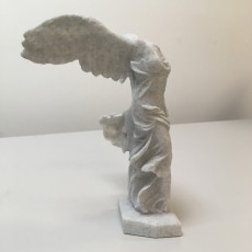 Picture of print of Winged Victory of Samothrace at The Louvre, Paris
