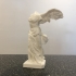 Winged Victory of Samothrace at The Louvre, Paris print image
