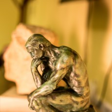 Picture of print of The Thinker at the Musée Rodin, France Questa stampa è stata caricata da Panayiotis Kyriakou