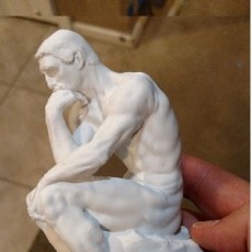Picture of print of The Thinker at the Musée Rodin, France Questa stampa è stata caricata da Jeff Tucker