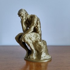 Picture of print of The Thinker at the Musée Rodin, France This print has been uploaded by Jeroen Hustings