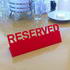 Table Reserved sign image