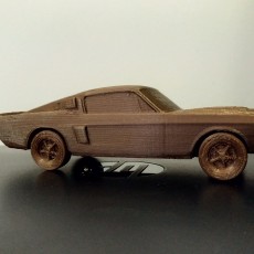 Picture of print of 1967 Shelby Mustang