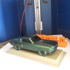 Picture of print of 1967 Shelby Mustang