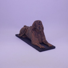 Picture of print of Sphinx at Cleopatra's Needle, Embankment, London This print has been uploaded by Creative Journeys