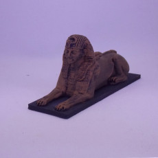 Picture of print of Sphinx at Cleopatra's Needle, Embankment, London This print has been uploaded by Creative Journeys