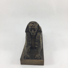 Picture of print of Sphinx at Cleopatra's Needle, Embankment, London This print has been uploaded by Angel Spy