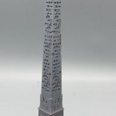 Picture of print of Cleopatra's Needle at Embankment, London