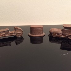 Picture of print of Monopoly Pieces