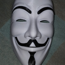 Picture of print of Anonymous Mask (Full Size) This print has been uploaded by Philip Durose