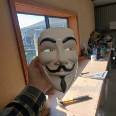 Picture of print of Anonymous Mask (Full Size) This print has been uploaded by colin stow