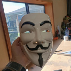 Picture of print of Anonymous Mask (Full Size) This print has been uploaded by colin stow