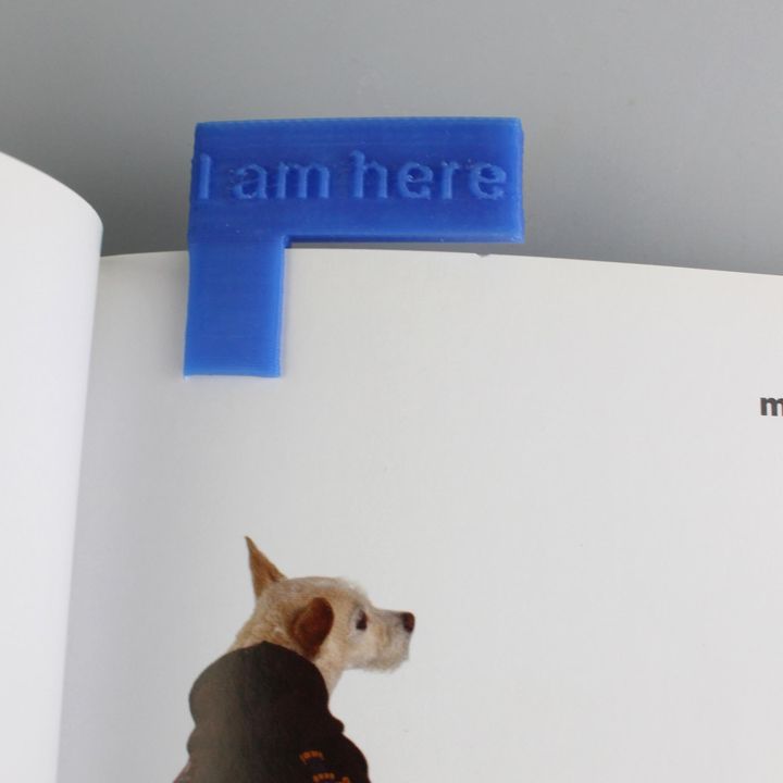 I am here book marker