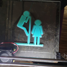 Picture of print of Toilet sign