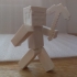 Articulated Steve from Minecraft print image