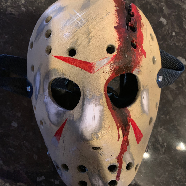 Uden for Kaptajn brie Periodisk 3D Print of Jason Mask (Full Size) by CarlGallop