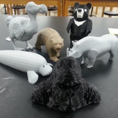 Picture of print of Bear Artifact Sculpture