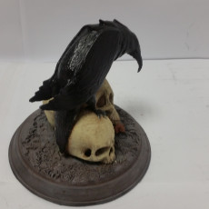 Picture of print of Raven Skull