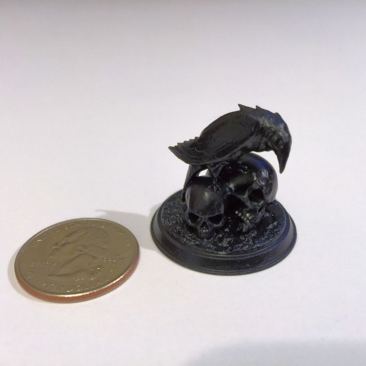 Community Print 3D Print of Raven Skull