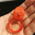 day of the dead ring ( Halloween ) print image