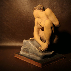Picture of print of Crouching Woman at La Musée Rodin, France