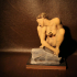 Crouching Woman at La Musée Rodin, France print image