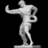 Athlete Wrestling a Python image