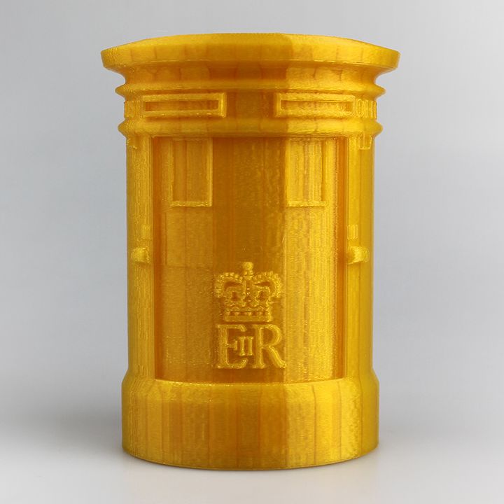 Royal Mail Golden Postbox Container