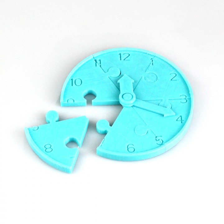 Jigsaw Clock Game for Teaching Children to read the time