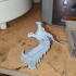 Alduin dragon Bust print image