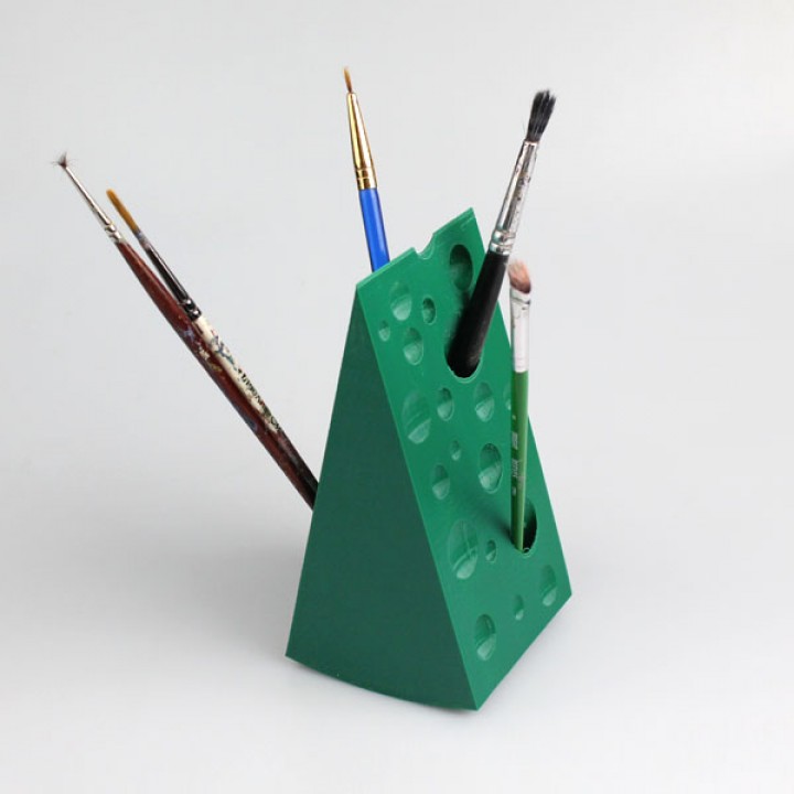 Cheese Style Pen Holder