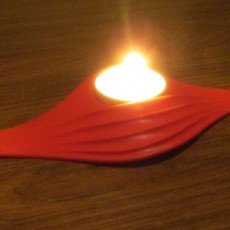 Picture of print of Wave Tealight Candle Holder
