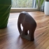 Elephant statue print image