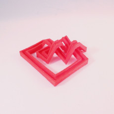 Picture of print of Escher knot