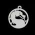 Mortal Kombat Logo Key Chain image