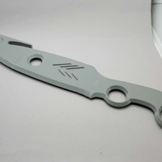 Picture of print of Destiny Hunter Knife 这个打印已上传 Spectra3D Technologies
