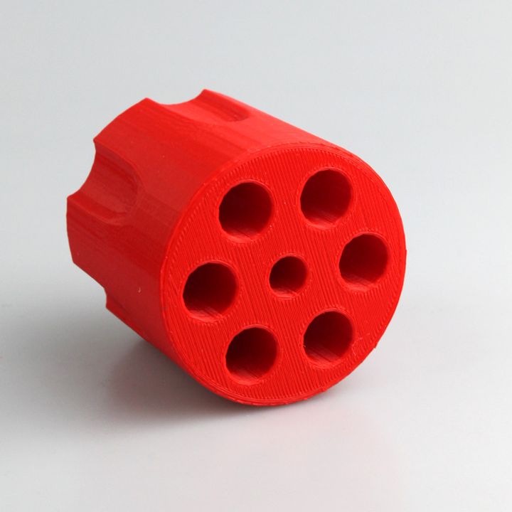 Revolver Cylinder Pencil Stand
