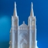 Sioux Falls Cathedral - South Dakota, USA print image