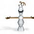 Olaf the snowman from the movie Frozen image