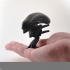 Alien bust print image